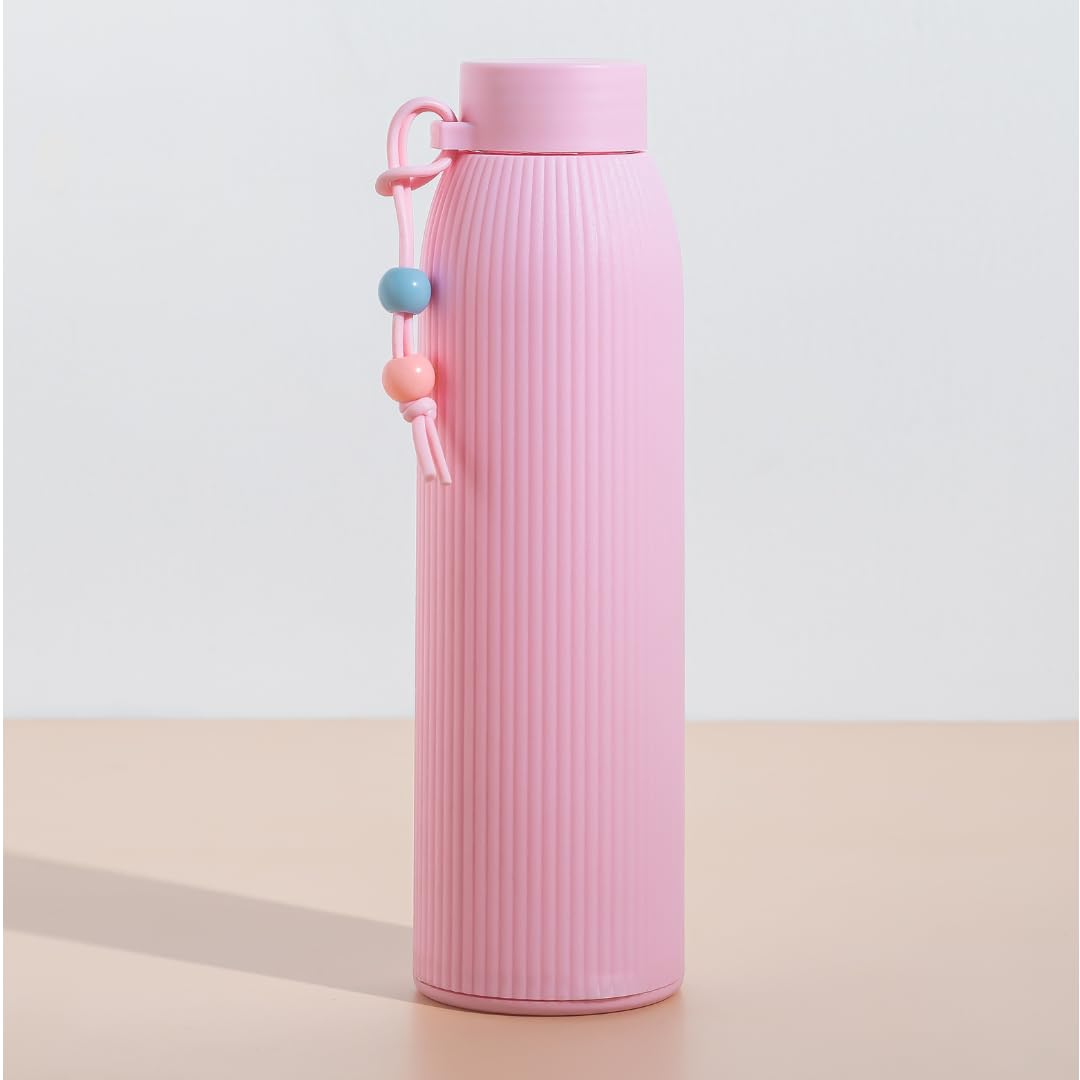 Glass Portable Handy Cup Insulated Plastic Shell Water Bottle